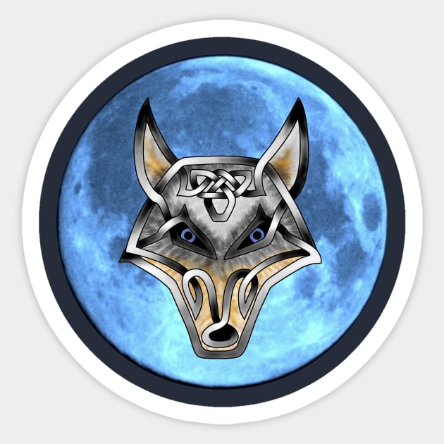 Wolf Sticker by KnotYourWorld4